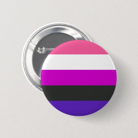 Gendervloeide Pride Flag Ronde Button 5,7 Cm (Voorkant /achterkant)