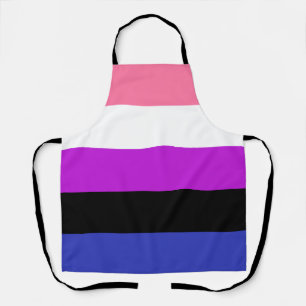 Gendervloeide Pride Flag Schort