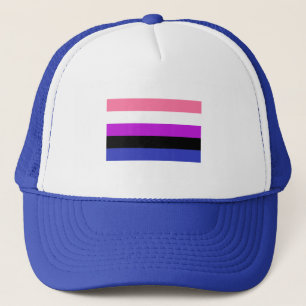 Gendervloeide Pride Flag Trucker Pet