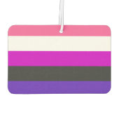 Gendervloeide Pride Luchtverfrisser (Achterkant)