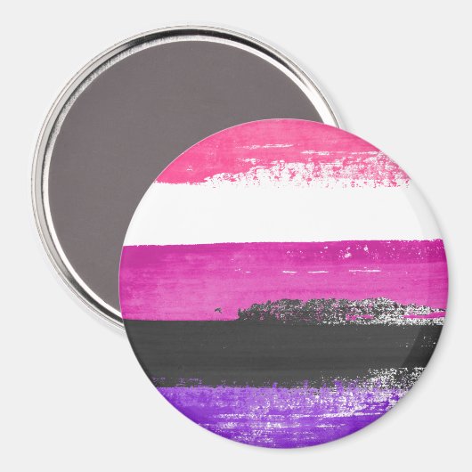 Gendervloeide Pride Paint Magneet (Voorkant / Achterkant)