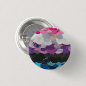 Gendervloeide Pride Ronde Button 3,2 Cm (Voorkant /achterkant)