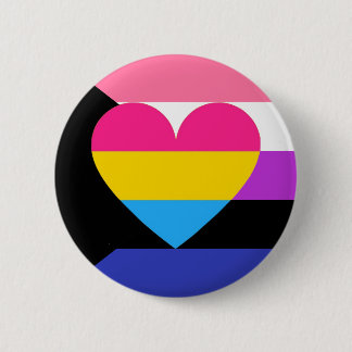 Gendervloeiende Panromantische Demisexual Pride Bu Ronde Button 5,7 Cm
