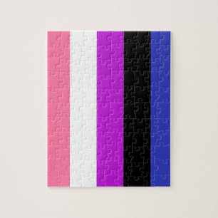 Gendervloeivlag Legpuzzel