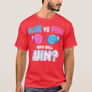 Gendervrijheid, grappigheid, grappig blauw vs roze t-shirt