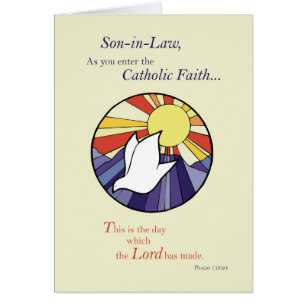 Gendre RCIA Catholique Colombe Cercle Soleil, Rite