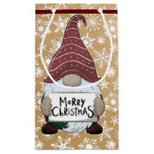 Gène de Noël sur le sac en papier look (Dos)
