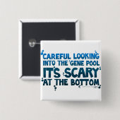 Gene Pool Vierkante Button 5,1 Cm (Voorkant /achterkant)