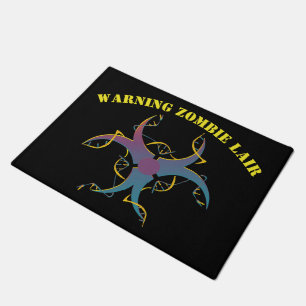 Gene Splicing Bio Hazard Symbool Deurmat
