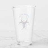Gene Splicing Bio Hazard Symbool Glas (Achterkant)
