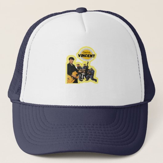 Gene Vincent Trucker Hoed Pet (Voorkant)