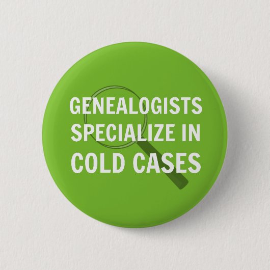 Genealoge Button (groen) (Voorkant)