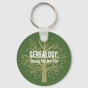 Genealoge Sleutelhanger (groen)