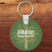 Genealoge Sleutelhanger (groen) (Voorkant)