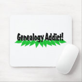 Généalogie Addict Mousepad Tapis de souris (Avec souris)