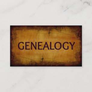 Genealogie Antiek Visitekaartje
