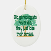 Genealogie Census Ornament (Voorkant)