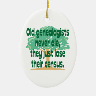 Genealogie Census Ornament