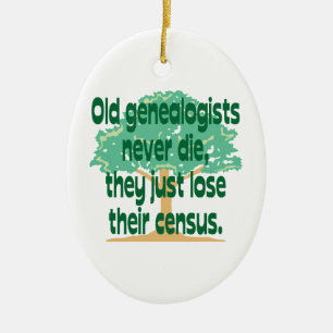 Genealogie Census Ornament