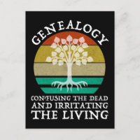 Genealogie die de dood verwarrend maakt en het lev