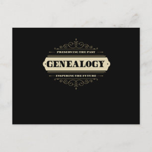 Genealogie die de toekomst moet inluiden briefkaart