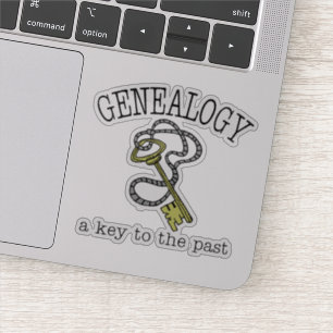 Genealogie een sleutel tot het verleden van vinyl sticker