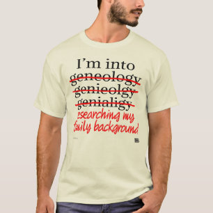 Genealogie Hobbyist t-shirt (mannen)