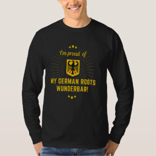 Genealogie ik ben trots op mijn Duitse rotzooi T-shirt
