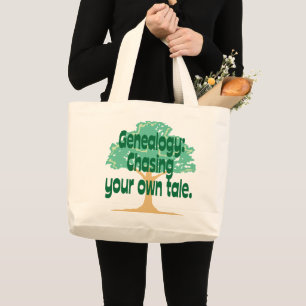 Genealogie: Je eigen verkoop kiezen Grote Tote Bag