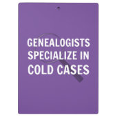 Genealogie klembord (Paars) (Achterkant)