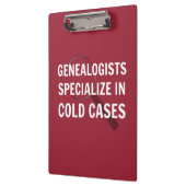 Genealogie klembord (rood) (Links)