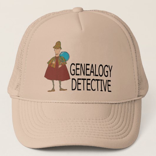 Genealogie rechercheur trucker pet (Voorkant)