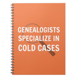 Genealogie Spiral Bound Notitieboek (Oranje)