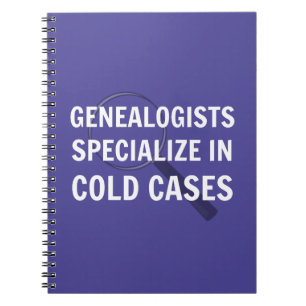 Genealogie Spiral Bound Notitieboek (Paars)