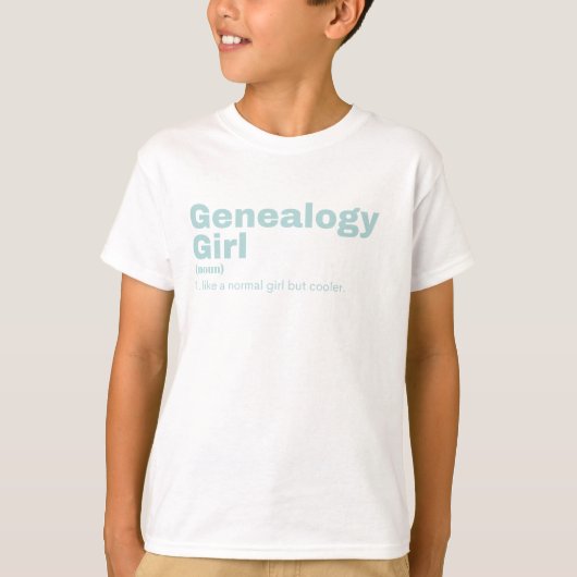 - Genealogie T-shirt (Voorkant)