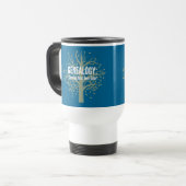 Généalogie Tourisme Mug (bleu) (Devant gauche)