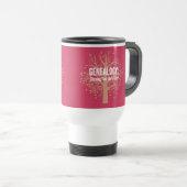 Généalogie Tourisme Mug (Rose) (Devant droit)