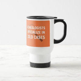 Genealogie Travel Mug (Oranje) Reisbeker