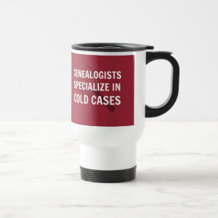 Genealogie Travel Mug (rood) Reisbeker