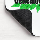 Genealogie verslaafde Mousepad Mousemat Muismat (Hoek)