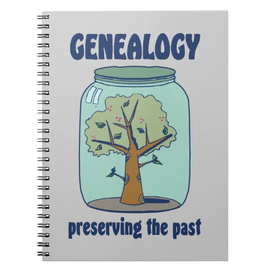 Genealogie voor het verleden notitieboek (Voorkant)