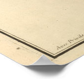 Genealogisch Tabel, Frankrijk 4 Poster (Hoek)