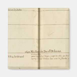 Genealogisch Tabel, Frankrijk Magneet