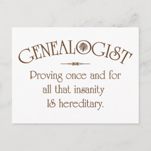 GENEALOGIST... BRIEFKAART