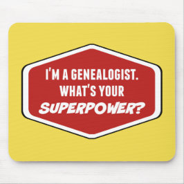 Genealogist Superpower Custom Mousepad Muismat