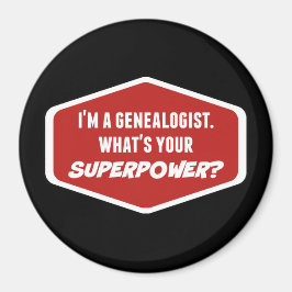 Genealogist Superpower Magnet Magneet