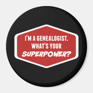 Genealogist Superpower Magnet Magneet