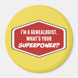 Genealogist Superpower Magnet Magneet