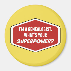 Genealogist Superpower Magnet Magneet