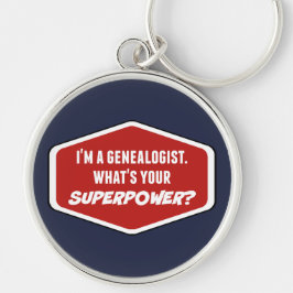 Genealogist Superpower Sleutelhanger